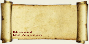 Janko Šimpraga vizit kartica